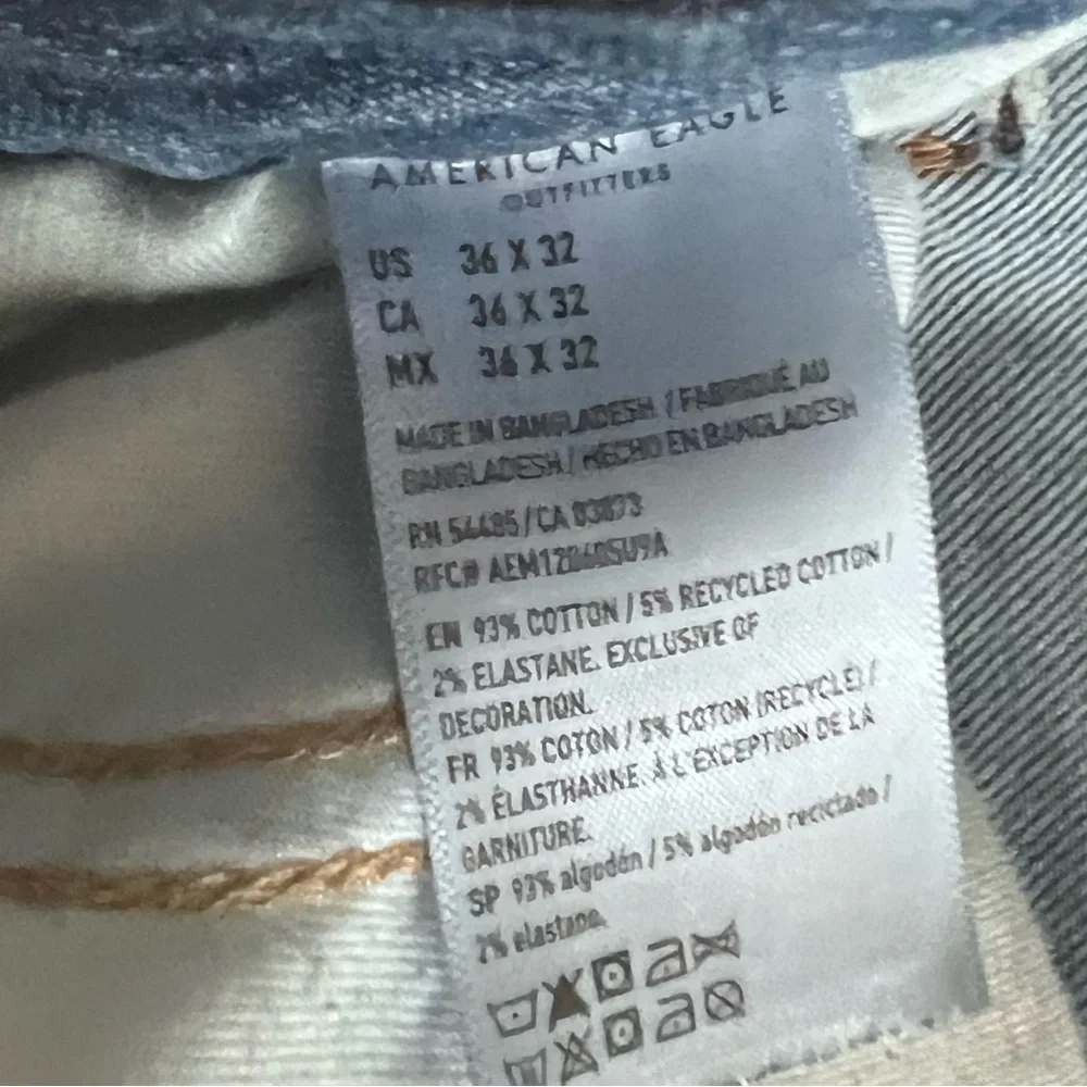 Men’s American Eagle Outfitters Light Blue Straight Jeans
